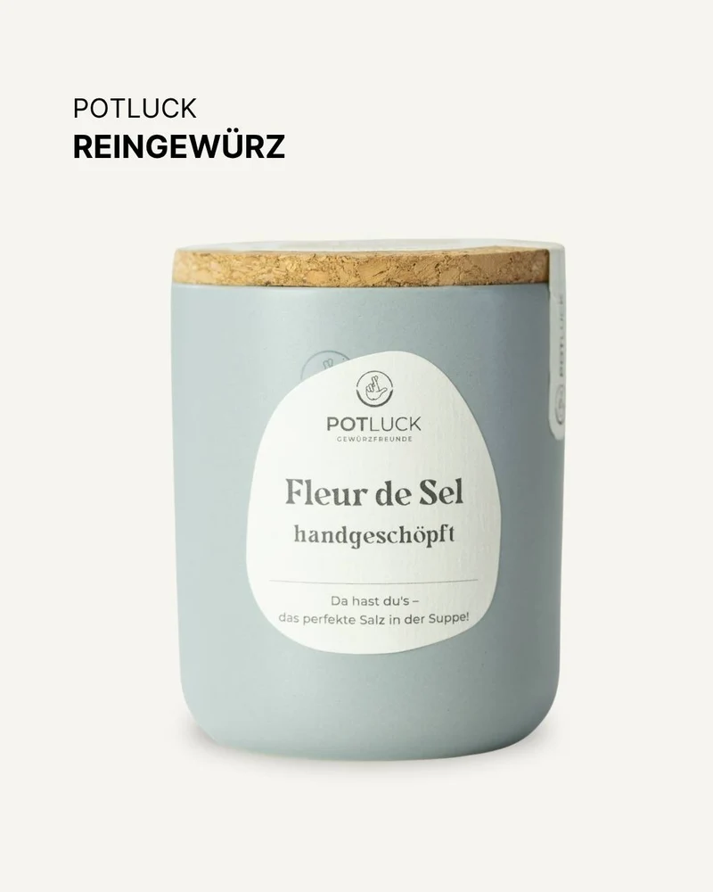 POTLUCK Fleur de Sel – Handgeschöpftes Meersalz