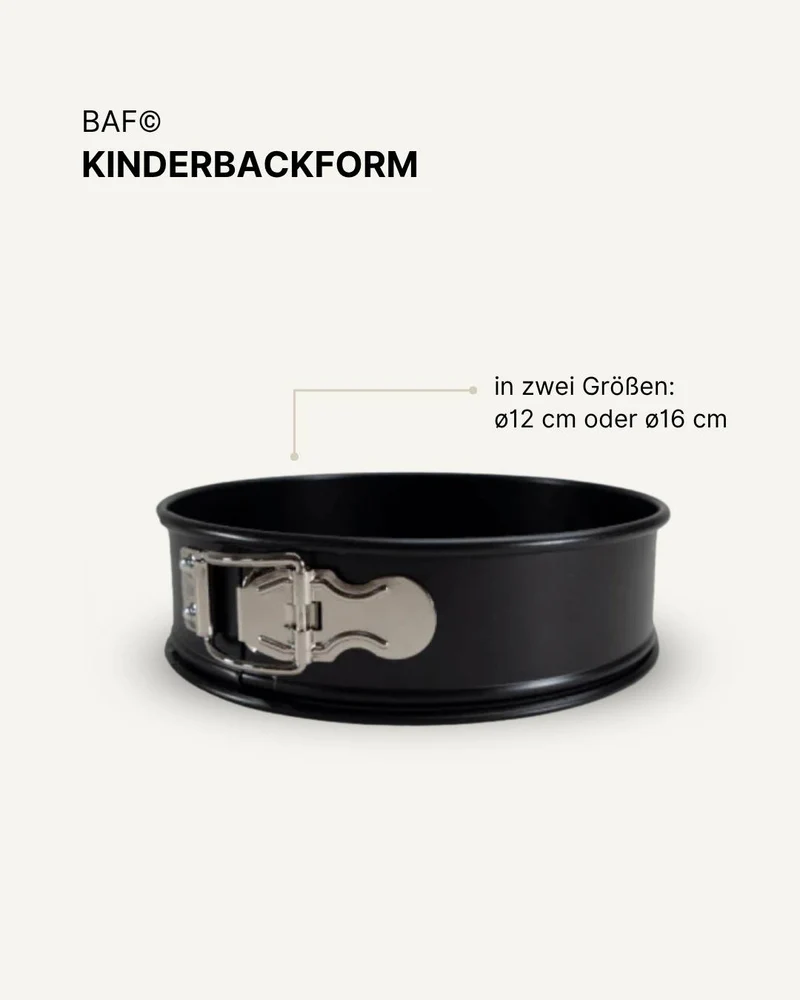 Kinderbackform - Minibackform